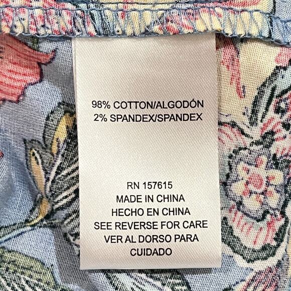 NWOT Joie Women’s Blue Floral Dress Belted Size 10 - Picture 7 of 8